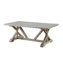 Coaster Home Furnishings Roy Nailhead Trim Coffee Table Driftwood