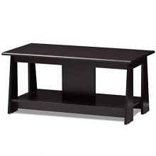 Baxton Studio Fionan Coffee Table in Wenge Brown