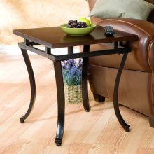 Modesto Coffee Table - Wood Top w/ Metal Frame