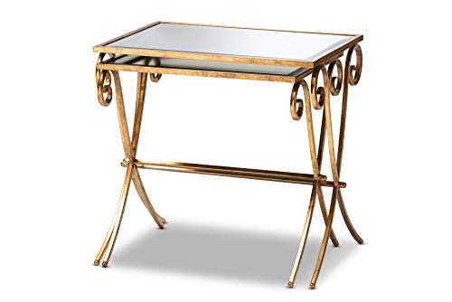 Baxton Studio Coffee Tables, One Size, Antique Gold