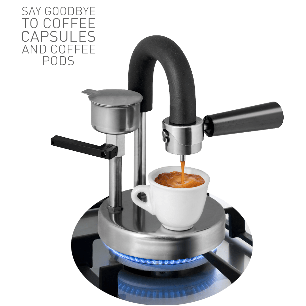 Portable Manual Coffee Machine Kamira, Italy Stainless Steel Offer ...