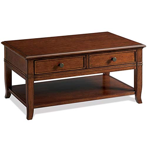 Riverside Furniture Coffee Table in Burnished Cherry Finish