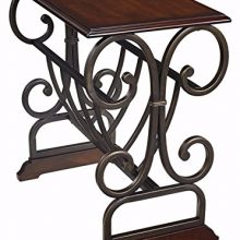 Braunsen Chairside Coffee Table Bronze Color