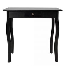 Daonanba Durable Cottage Style Black coffee Table Functional