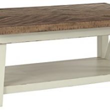 Stowbranner Casual Rectangular Coffee Table - Two-tone