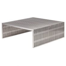 Nuevo Amici Square Stainless Steel Coffee Table