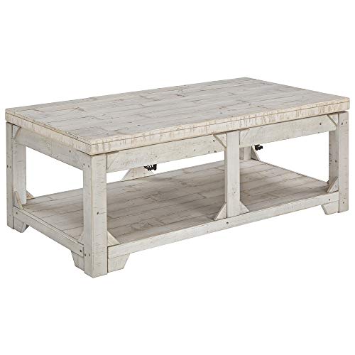 Fregine Coffee Table - Farmhouse - White Wash