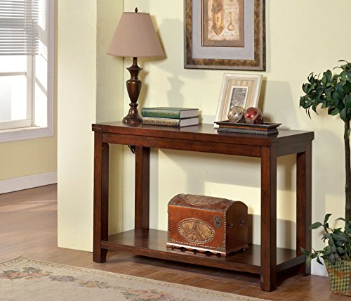 Furniture of America Torrence Transitional Sofa Table, Dark Cherry
