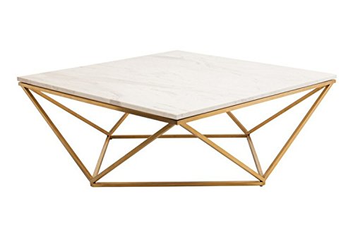 Nuevo Coffee Table in White and Gold