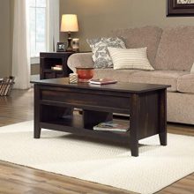 Sauder Dakota Pass Lift Top Coffee Table Char Pine finish