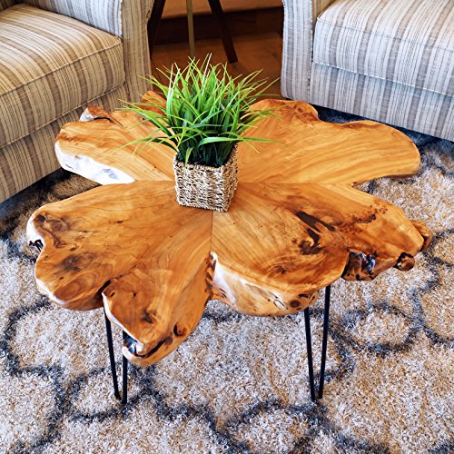 WELLAND Natural Edge End Coffee Table