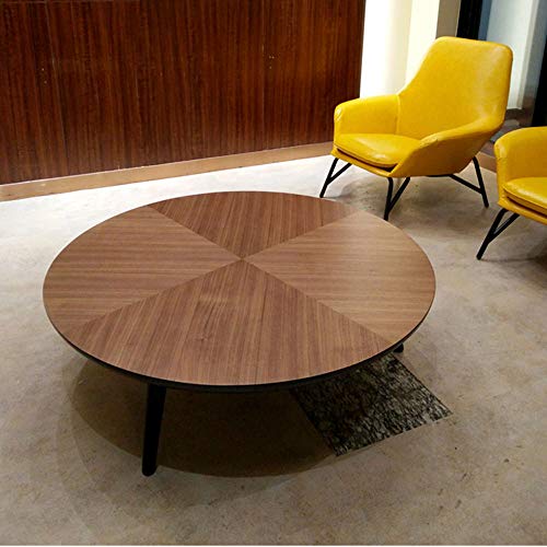 Walnut Round Nordic Living Room parquet Table