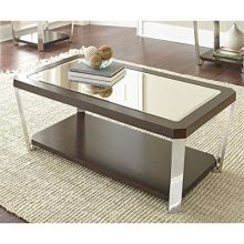 Steve Silver 48 in. Coffee Table with Casters