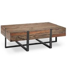 Modern Coffee Table in Rustic Honey