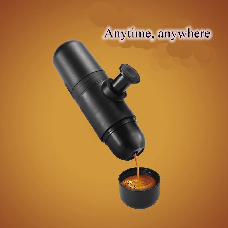 1pc Mini Coffee Maker Manually Portable Pressure Italian Style Outdoor Manual Coffee Cup Lightweight to carry