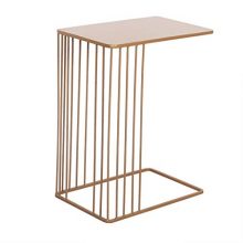 BETTY Tables C-Shaped Wrought Iron Coffee Table