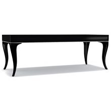 Hooker Furniture Cynthia Rowley Flirt Coffee Table in Black