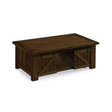 Magnussen Rectangular Lift-Top Coffee Table in Rustic Pine Finish