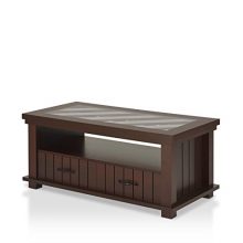 HOMES: Inside + Out Lishah Coffee Table, Espresso