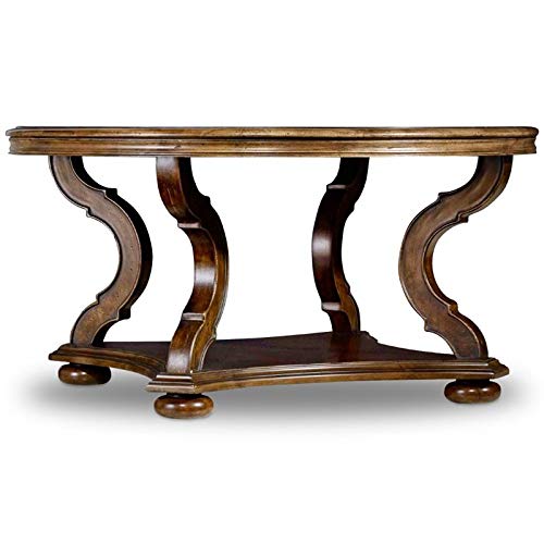 Hooker Furniture Archivist Round Coffee Table in Pecan