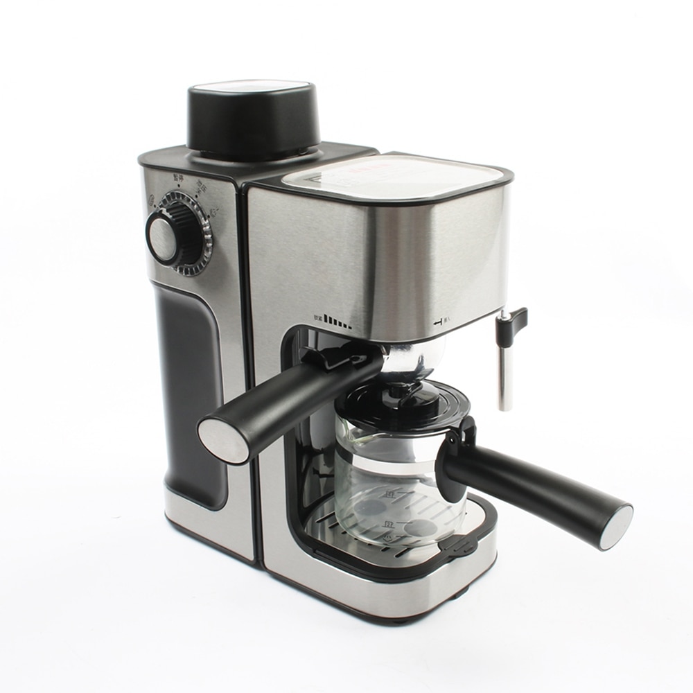 DMWD 240ML Italian Espresso Coffee Maker Automatic Electric Coffee Machine Latte Cappuccino CafeMocha Milk Frothers Milk Foamer