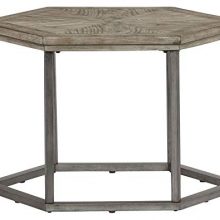 Progressive Furniture Hexagon Bunching Coffee Table in Ash Blonde