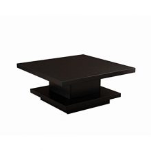 BOWERY HILL Square Coffee Table in Black