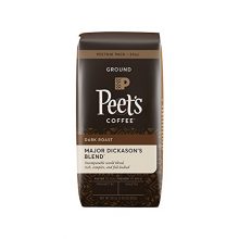 Peet's Coffee Major Dickason's Blend, Dark Roast Ground Coffee, 20 Ounce Peetnik Pack