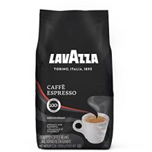 Lavazza Caffe Espresso Whole Bean Coffee Blend, Medium Roast, 2.2-Pound Bag