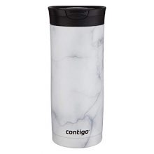 Contigo Stainless Steel Coffee | | Couture SNAPSEAL Vacuum-Insulated Travel Mug, 16 oz, White Marble
