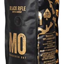 Black Rifle Coffee Company Murdered Out Dark Roast Whole Bean Coffee, 12 Ounce Bag
