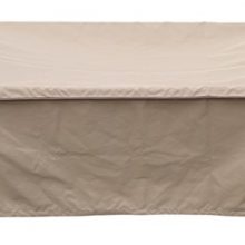 SORARA Rectangular Coffee/Side/End Table Cover Outdoor Porch Ottoman Table Cover, Water Resistant, 48" L x 30" W x 18" H