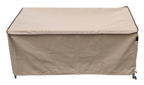 SORARA Rectangular Coffee/Side/End Table Cover Outdoor Porch Ottoman Table Cover, Water Resistant, 48" L x 30" W x 18" H