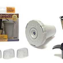 GOLDTONE Reusable Single Serve Starter Kit for KEURIG Includes - (1) My K-Cup Filter Housing, (1) Reusable K-Cup Filter, (3) Charcoal Water Filters, (1) Coffee Scoop