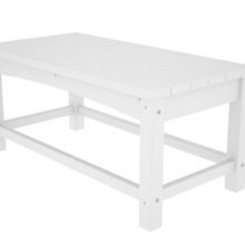 Polywood CLT1836WH Club Coffee Table White