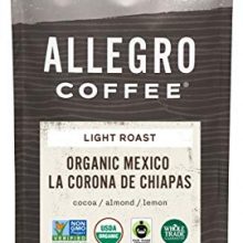Allegro Coffee Organic Mexico Whole Bean Coffee, 12 oz