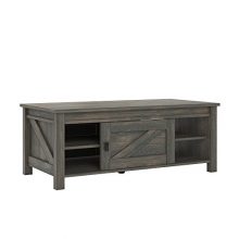 Rustic Elegance: Ameriwood Home Farmington Coffee Table - Elevate Your Living Room Decor