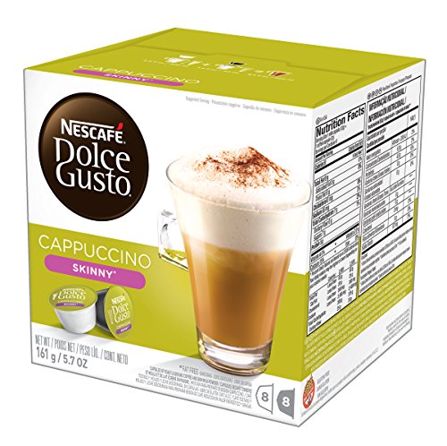 NESCAFÉ Dolce Gusto Coffee Capsules, Skinny Cappuccino, 48 Single Serve Pods, (Makes 24 Cups) 48 Count