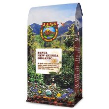 Organic Coffee Beans - Dark Roast Papua New Guinea, Fair Trade Whole Bean Coffee, Arabica Gourmet Coffee Beans 1lb