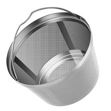 Reusable Coffee Filters 8-12 Cup Permanent Coffee Filters Basket Washable Compatible with Mr. Coffee Black & Decker Coffee Maker Filter Parts BPA-free