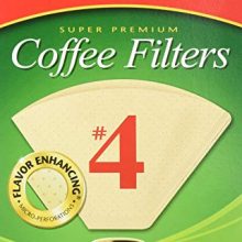 Melitta Cone Coffee Filters, Natural Brown #4, 300 Count (Pack Of 3)