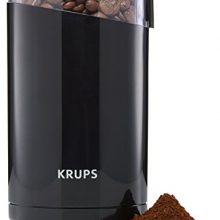 KRUPS F203 Electric Spice and Coffee Grinder with Stainless Steel Blades, 3-Ounce, Black (Renewed)