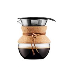 Bodum Pour Over Coffee Maker, 17 Ounce, .5 Liter, Cork Band