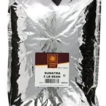 Copper Moon Sumatra, Whole Bean Coffee, 5 Pound Bag, Dark Roast Coffee with Smoothly Bold, Earthy Flavors, and Herbal Notes