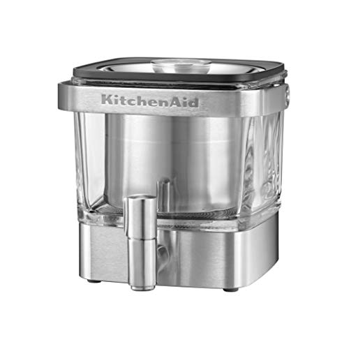 KitchenAid KCM4212SX Cold Brew Coffee Maker-Brushed Stainless Steel, 28 ounce