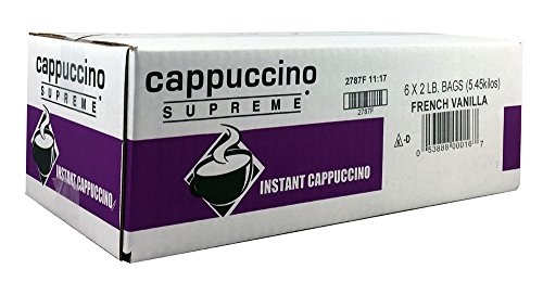 French Vanilla Instant Cappuccino Mix,Pack of 6