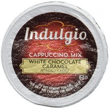 Indulgio White Chocolate Caramel Cappuccino, 42 Count