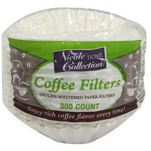 Nicole Home Collection 02083 Coffee Filters, 300 Count, White