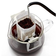 Modern By Design Pack of 100 Premium Single Serve Food Grade Disposable Hanging Ear Drip Filter Bag, Portable use for the home, outdoor, travel, camping, office, and on the go (100, Coffee Filter)