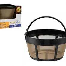 GOLDTONE Reusable 8-12 Cup Basket Coffee Filter fits Cuisinart Coffee Makers and Brewers. Replaces your Cuisinart Reusable Basket Coffee Filter - BPA Free (1)